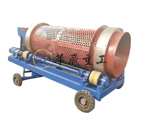 圓振篩的運轉(zhuǎn)方向改變上下配重的相角會改變材料的行進方向